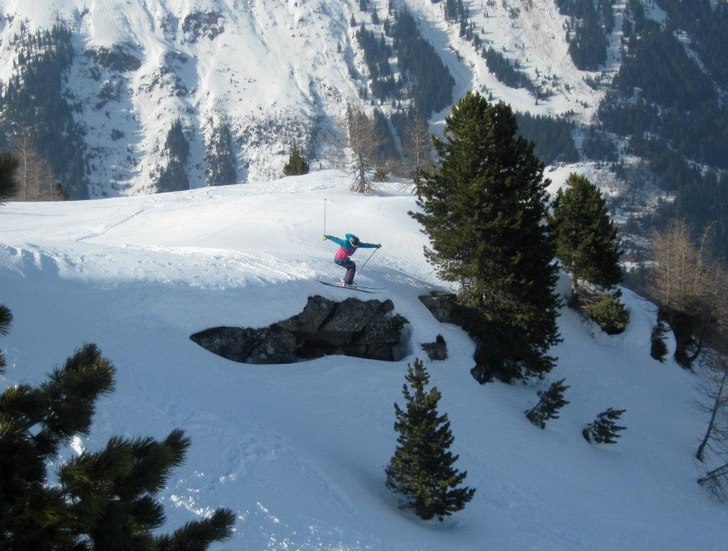 Freeride Sportgastein. BS 540. Foto: Carl Cederqvist. Åkare: Alfred Nyberg.