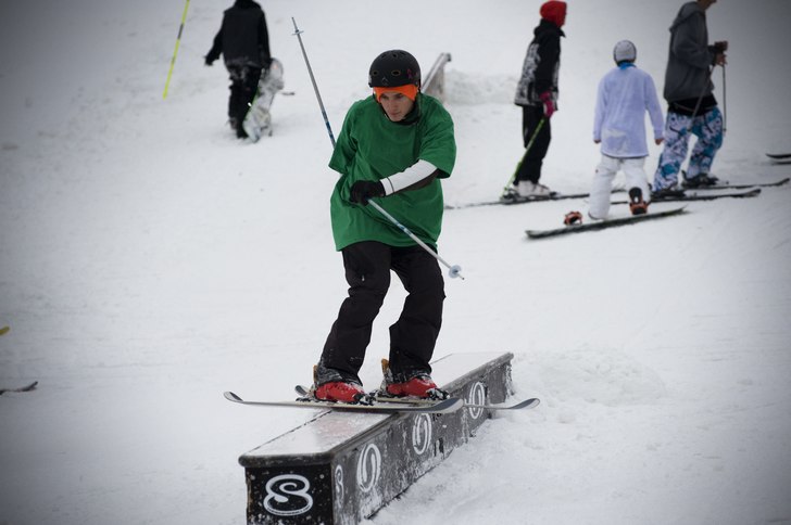 Väsjö Railjam 2010. Foto: Pax Engström Nyström. Åkare: Okänd.