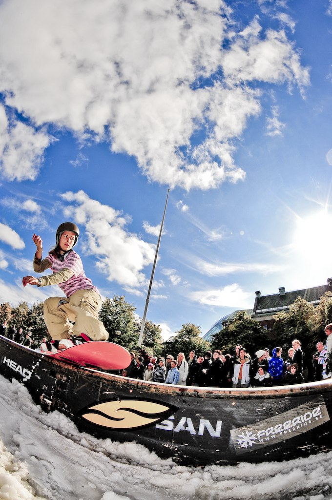 BS tailslide av riktigt duktig tjej!. Foto: Emil Rydell. Åkare: Stine Rusten Andersen.