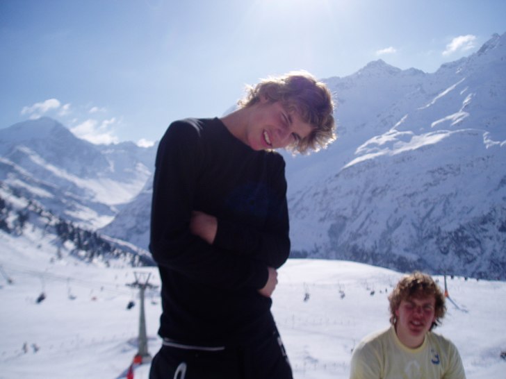 Jag i St.Anton. Foto: Robin. Åkare: Stoffe.