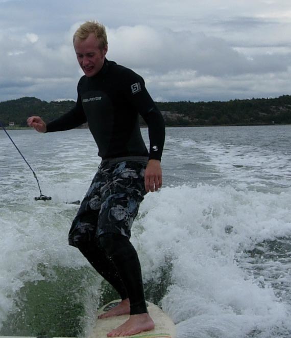 Härligt manlig bild. Foto: Jonsson. Åkare: Johan.