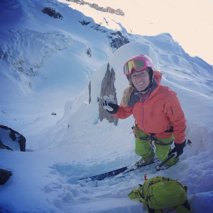 Punta Vittoria. Foto: Johanna Stålnacke. Åkare: Stéphanie Churlet.