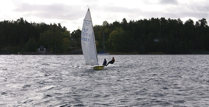 Lite skön höst segling.. Foto: Lars.. Åkare: Jonas&Ola.