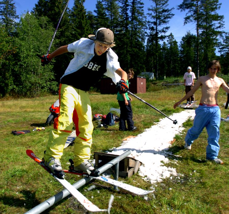 rail i augusti:D riktigt skönt!. Foto: Nån på tidningen. Åkare: Fredrik.