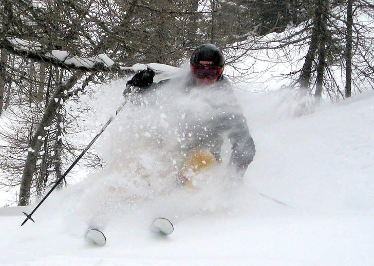 Djupt nr 6 i lärkskogen. Foto: Peter Karlsson. Åkare: Sture Ågren.