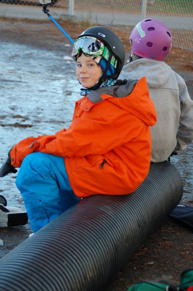 Foto: Pappa. Åkare: jag.