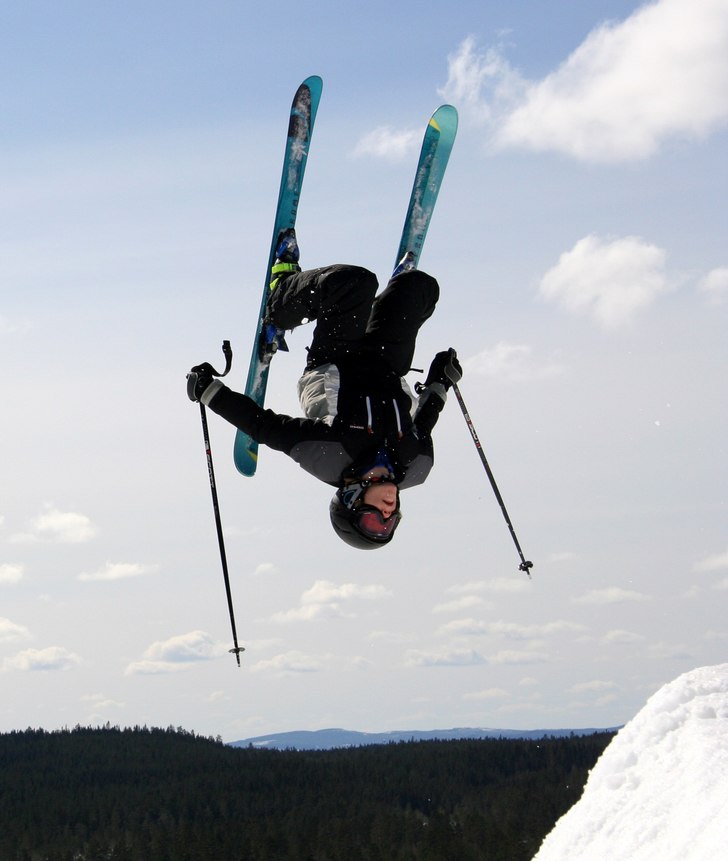 körde en backflip:D. Foto: Sven Bogg. Åkare: Niklas Bogg.