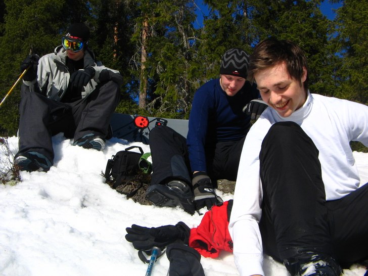 Chillar i solen. Foto: Andreas.