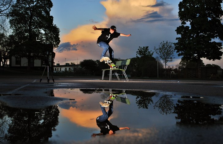 Foto: Carl Sätterström. Åkare: Nils Sätterström.