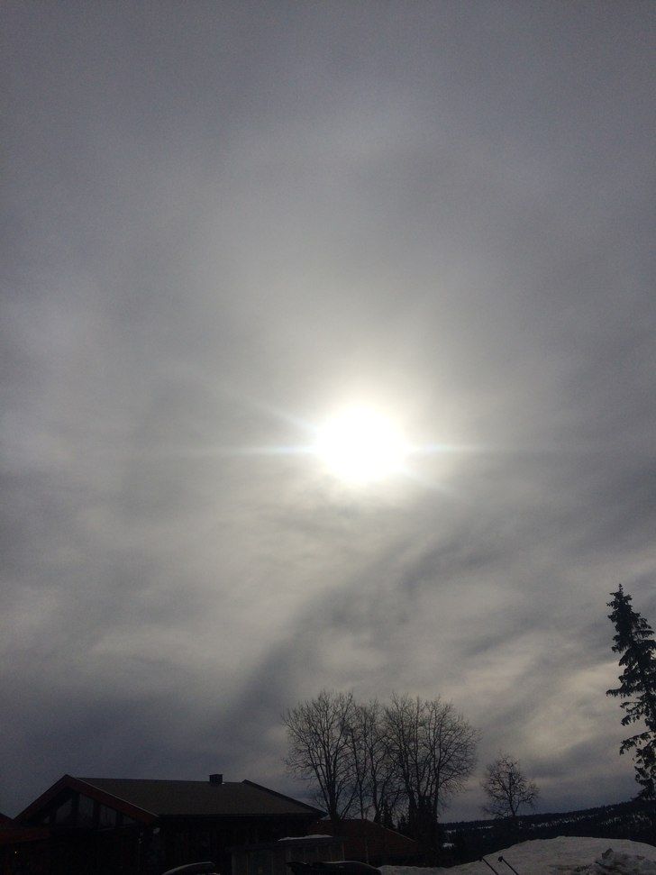 Sola på vei frem og supre forhold i bakken ?
.