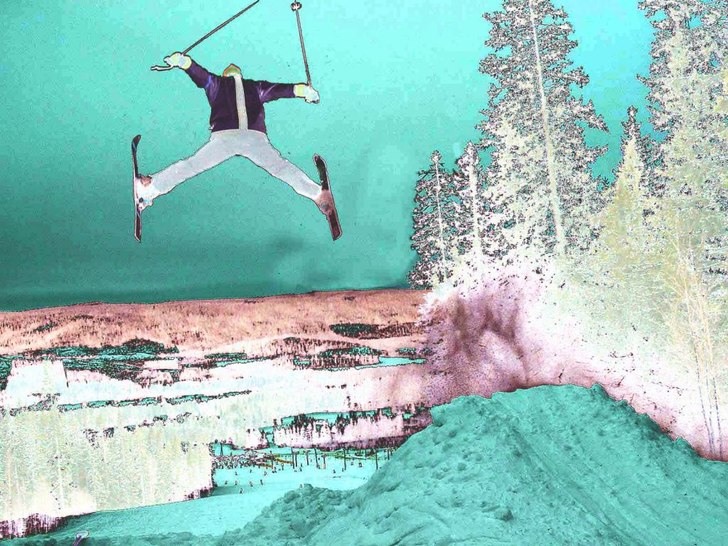 Ett split. Kan vara editerad lite mer än vad som . Foto: Carl Lindahl. Åkare: Kristoffer Wiklund.