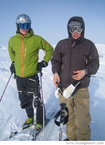En kall men mycket fin dag på fjället .