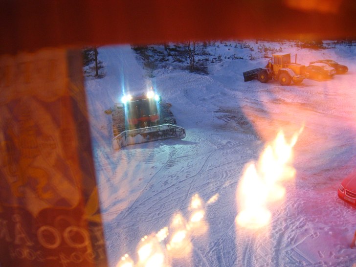 Jahapp, En dag har gott och nu äre Pismaskinens t. Foto: Jonatan.