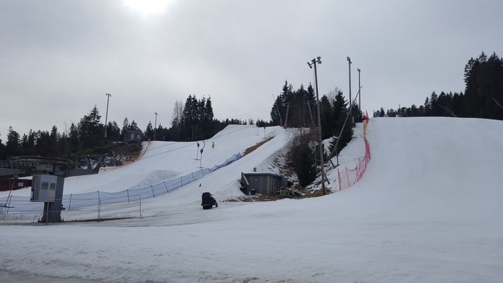 Overskyet og flotte forhold. 
.