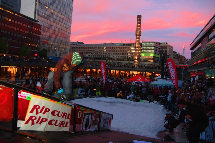 FL railjam. Foto: Oskar Edengréen.