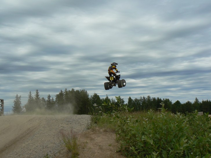 "lookback" på platån. Foto: Tomas Havbring. Åkare: Rasmus Havbring.