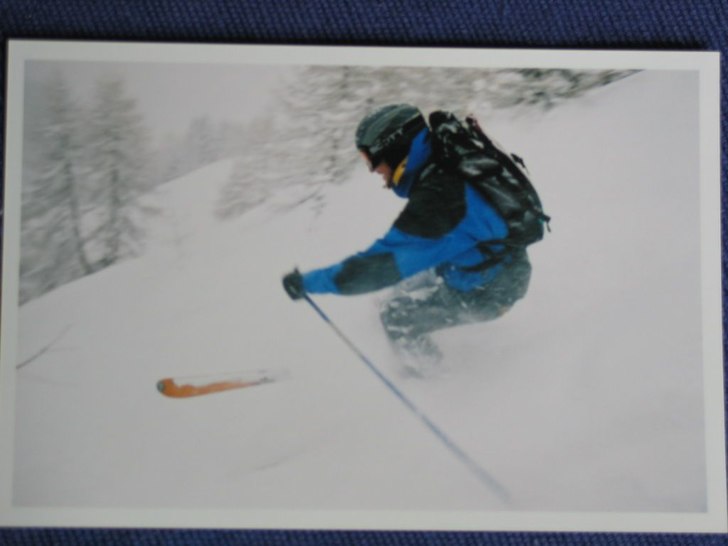 Pudervecka i St Foy.. Foto: Johan Berglund. Åkare: Filip Boman.