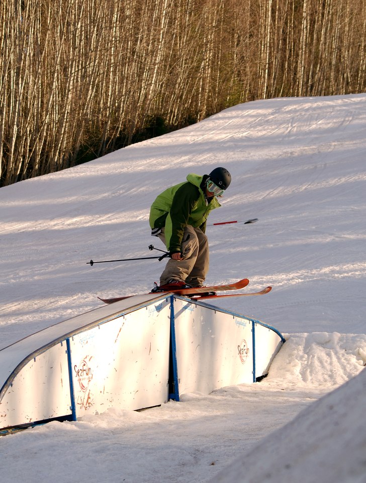 Skön dag i kungsberget efter stängning. Foto: andreas Ojamäe. Åkare: Swanbeck.