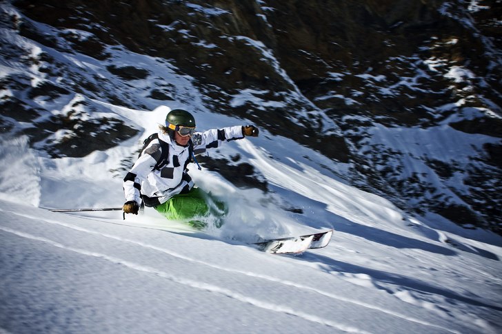 Fin snö + fina skidor + fint väder + fin fotogra. Foto: Johan Linder. Åkare: Viktor Månsson (jag).