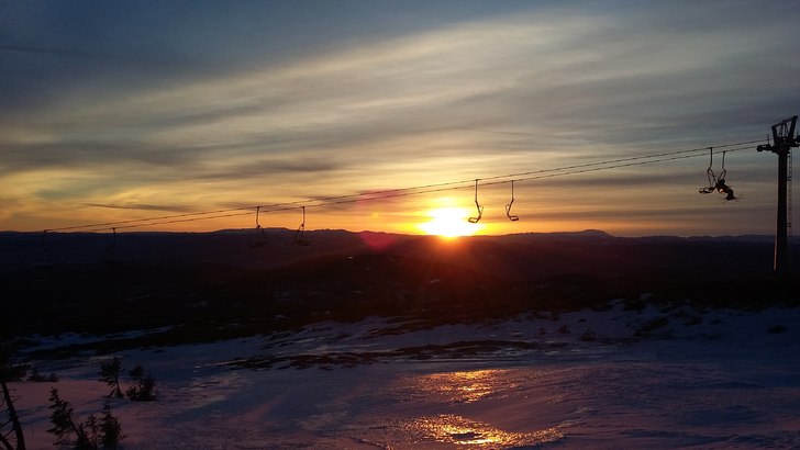 Flotte forhold til fjells!
Flotte forhold i bakken.