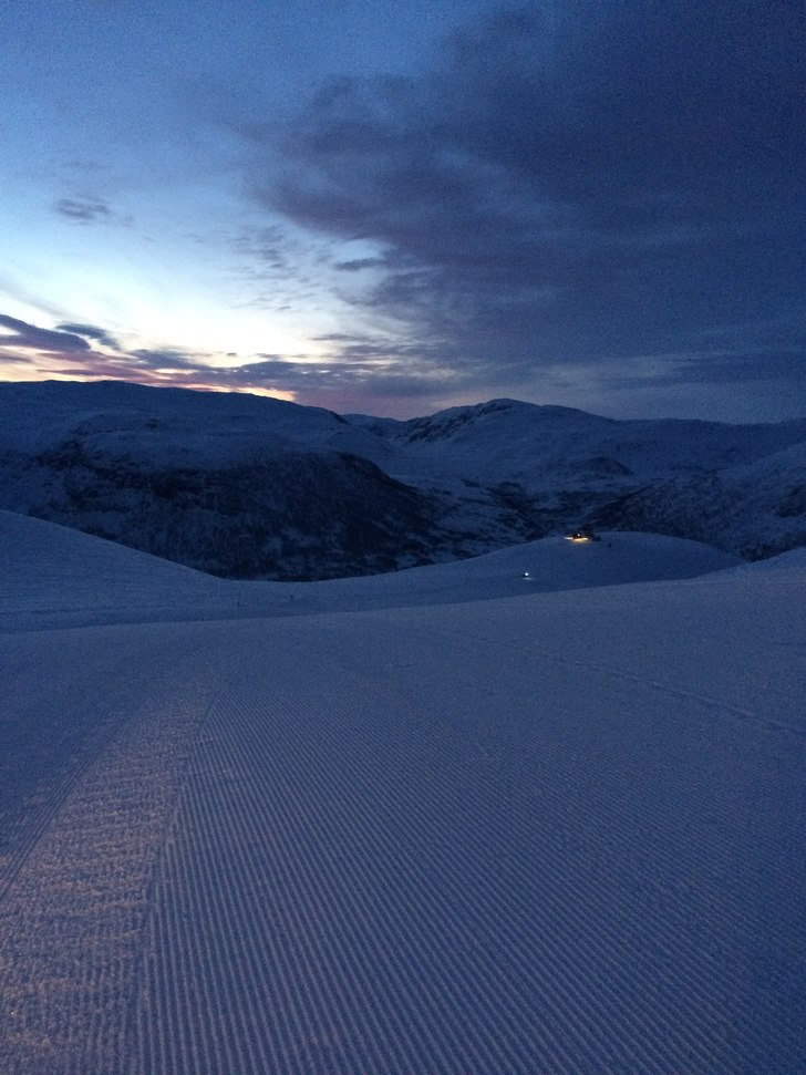 Onsdag 29 mars
I dag kl.6.30 er det frosne strøkn.