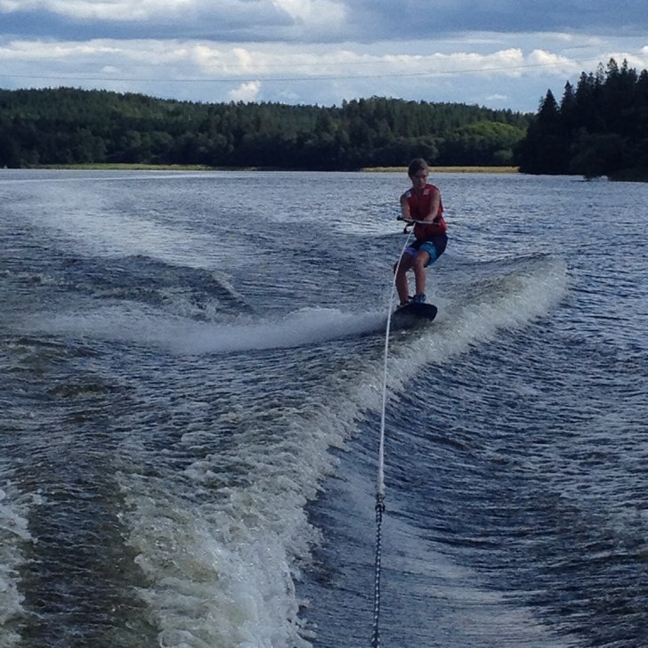 Wakeboard pic from the summer :) in sweden. thats .