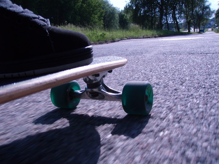 Fotade lite me longboarden . Foto: Jag. Åkare: Jag.
