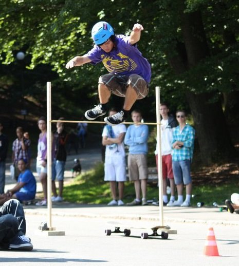hippyjump tävling. Foto: Matilda. Åkare: Robin.