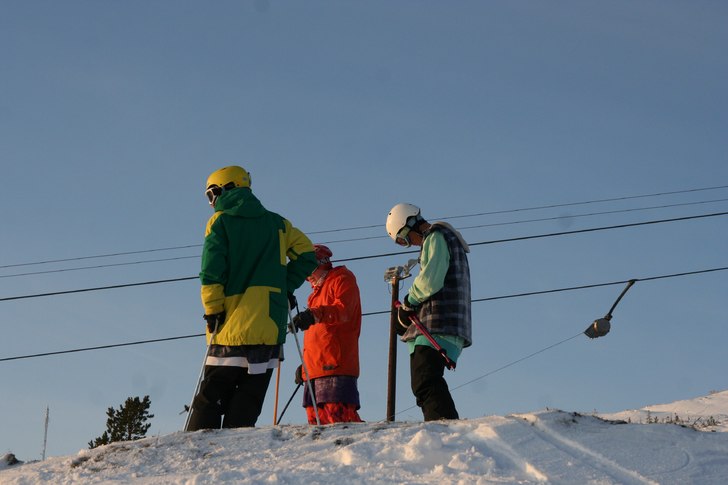 Flotte snøforhold og sol
Denne snømengden 29 apr.