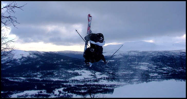Kittelfjäll 2007. Foto: Mattias . Åkare: Gustav Frändfors.