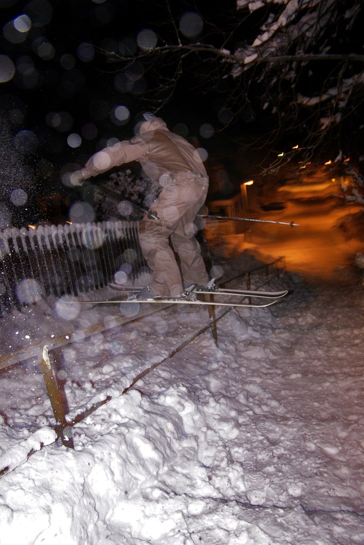 Ett rail nära östra skolan.. Foto: Carl Danielsson. Åkare: Per.