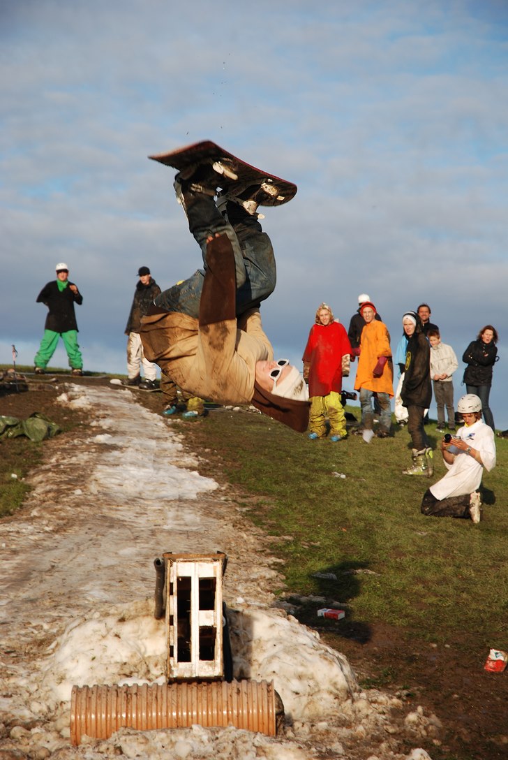Rollinsnow railjam. Foto: Henrik. Åkare: Kenny Starfighter.