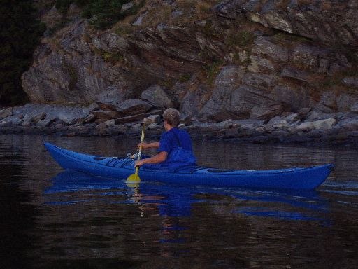 En riktigt skön kajaktur!. Foto: Johan Olofsson. Åkare: Anders Johansson.