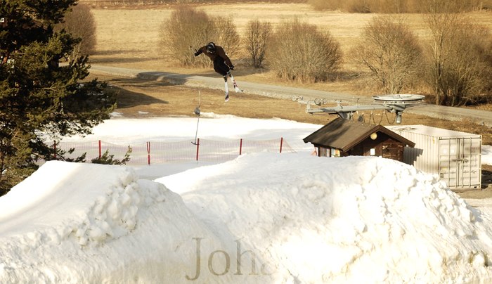 Säsongsavslutning i sunnerstabacken alltid lika t. Foto: Johan Schedin. Åkare: Johan Olsson.