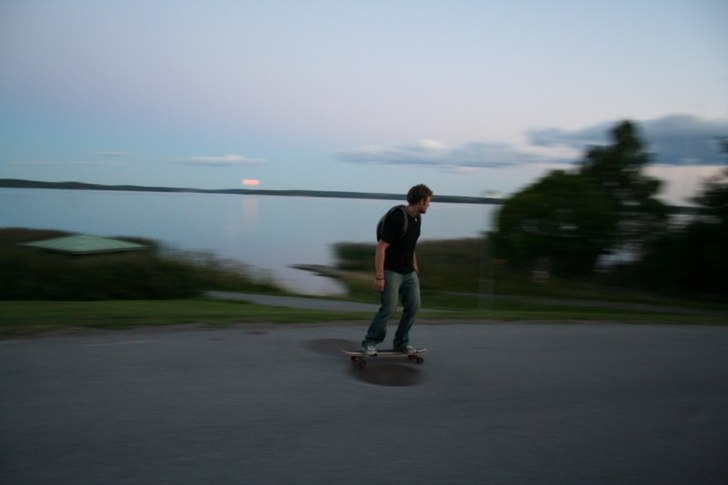 cruising mot Viggans båthamn... Foto: Johan Svensson. Åkare: Emil Svensson.