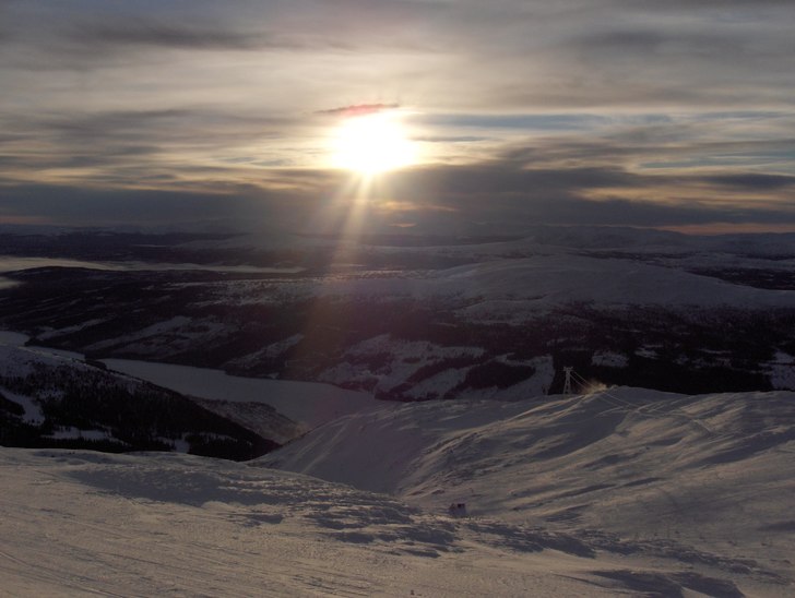 Utsikten vid 1000-metersplatån i Åre.. Foto: Patric Peippo.