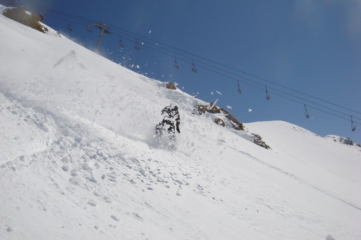 Inte perfekta pudret men det fick gå. Foto: Marie Johansson. Åkare: Stefan JOhansson, Herman Johansson.