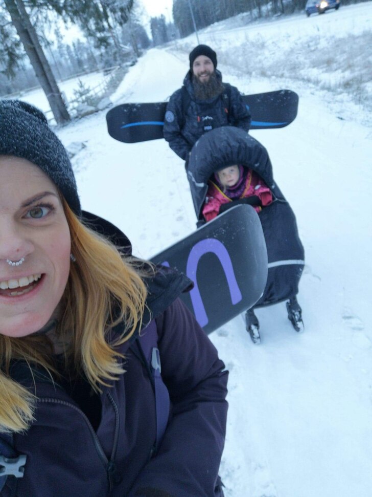 När man balanserar ut julfrosseriet med att ta sn.