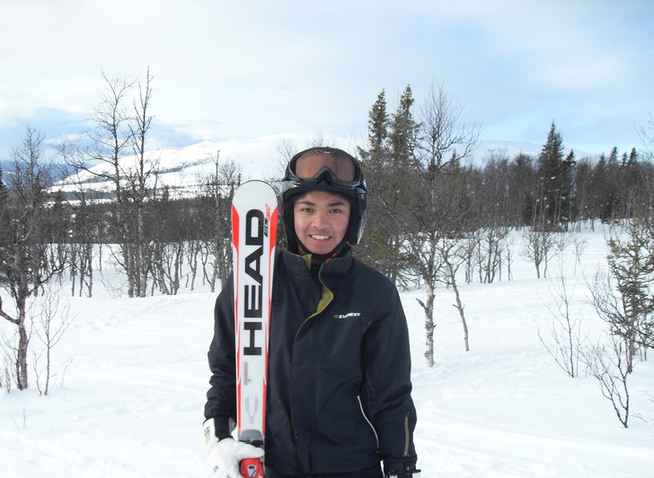 På plats i Åre för test med Head iSL World Cup . Foto: Lennart Schröder. Åkare: Alvin Schröder.