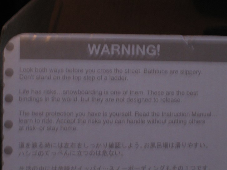 sant så sant.. va tvungen att köpa nya bindninga. Foto: Nils Blomqvist.