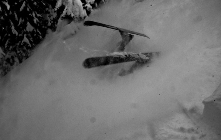 Djupdykning på Julafton 2009. Foto: Rikard Wennberg. Åkare: Sebastian Arnehed.