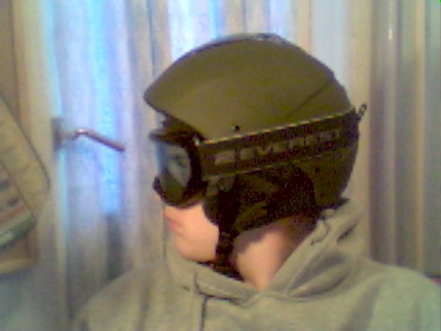 det här är ja med min hjälm . Foto: niclas. Åkare: niclas.