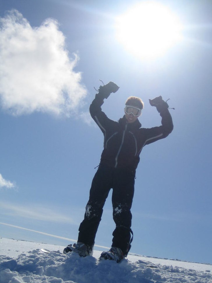 kongen på toppen. Foto: vegard ravlo. Åkare: martin jensen.
