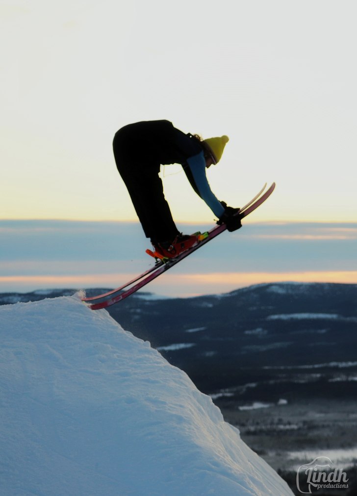 Parken i Björnrike julen 2019.
Åkare okänd.