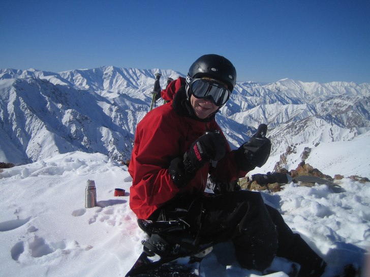 Te med den utsikten är inte fel:). Foto: Håkan Laaksonen. Åkare: Anders Laaksonen.