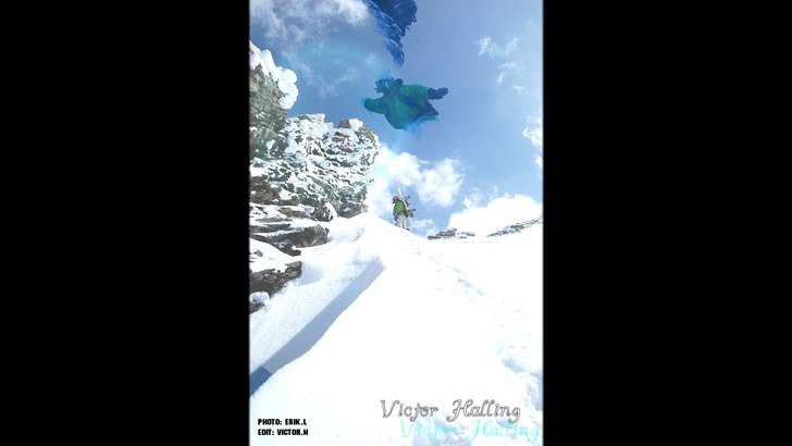 På väg upp mot fet åk. Foto: Erik Lindgren. Åkare: Victor Halling.