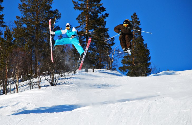 Trick från den gamla skolan.. Foto: Oskar Bakke. Åkare: Sebastian Johansson.