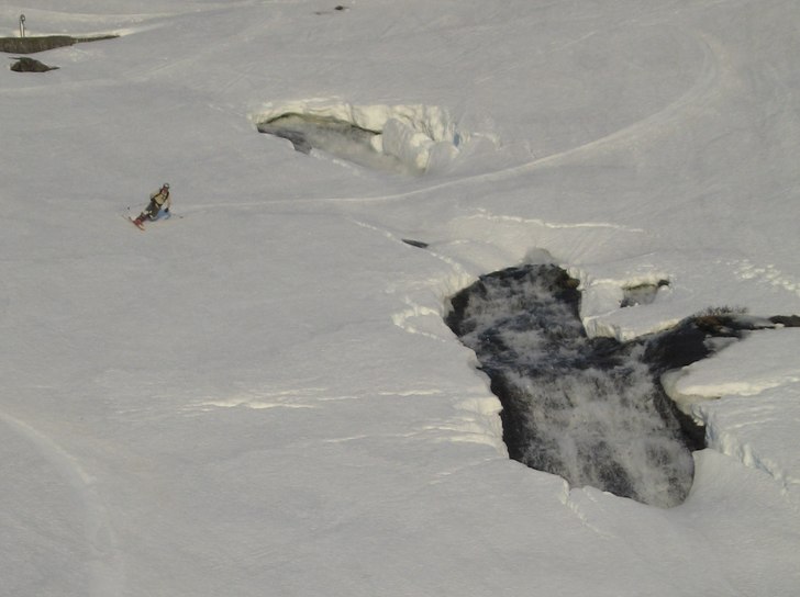 Bildet er tatt ca kl 22:30. Foto: Kjersti Lunde. Åkare: Pål-Eirik Pedersen.