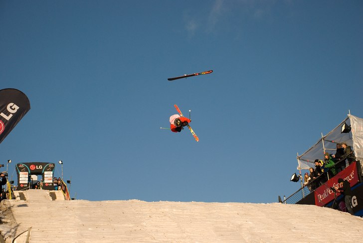 Bilden talar för sig själv. Wallischs första tr. Foto: Fredric Kihlberg. Åkare: Tom Wallisch.