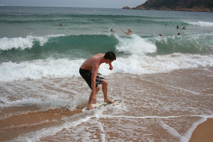 Underbart skimboard väder. Foto: Robert Arvidsson. Åkare: jag!.